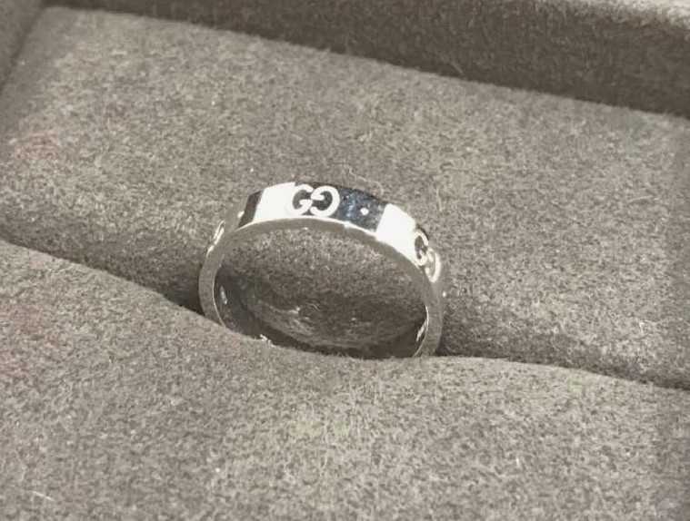 グッチ買取 アイコンリング ホワイトゴールド